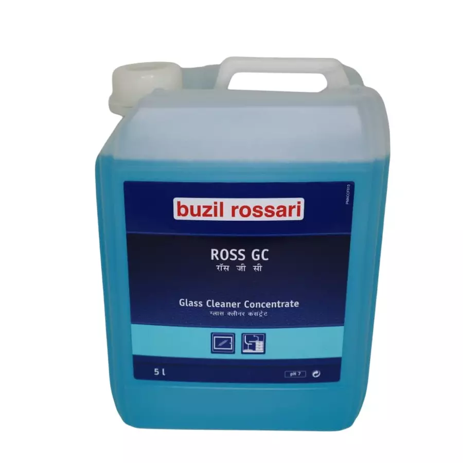 Ross Glass Cleaner Concentrate - Non Ammonia Liquid 5 L Can, ROSS GC (B3)