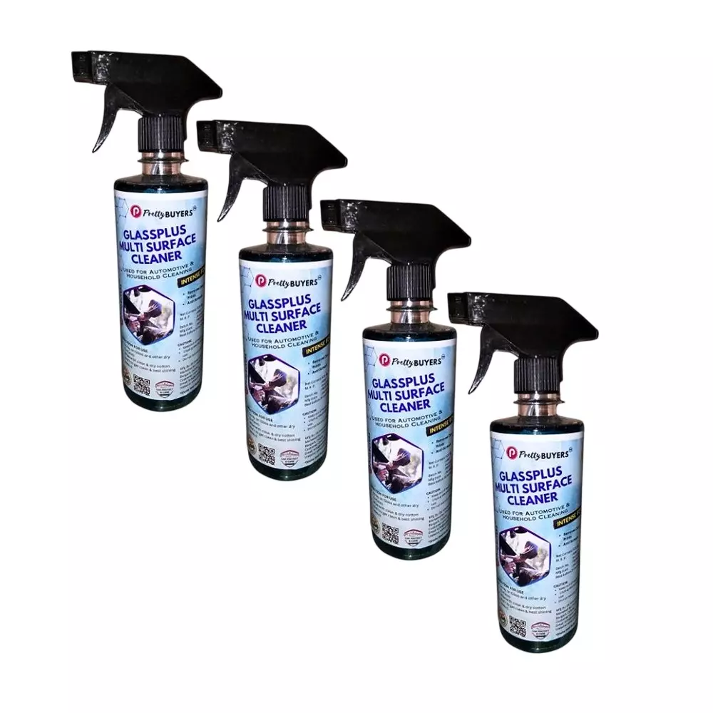 PrettyBUYERS 500 ml Glass and Surface Cleaner Spray (Pack of 4 Pcs)