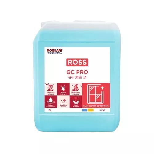 Ross Glass Cleaner Liquid 5 L Can, ROSS GC PRO