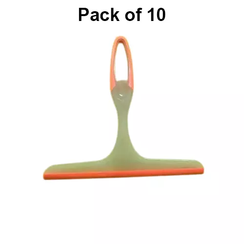 GENERIC Kitchen and Glass Wiper Orange Plastic for Kitchen (Pack of 10 Pcs)