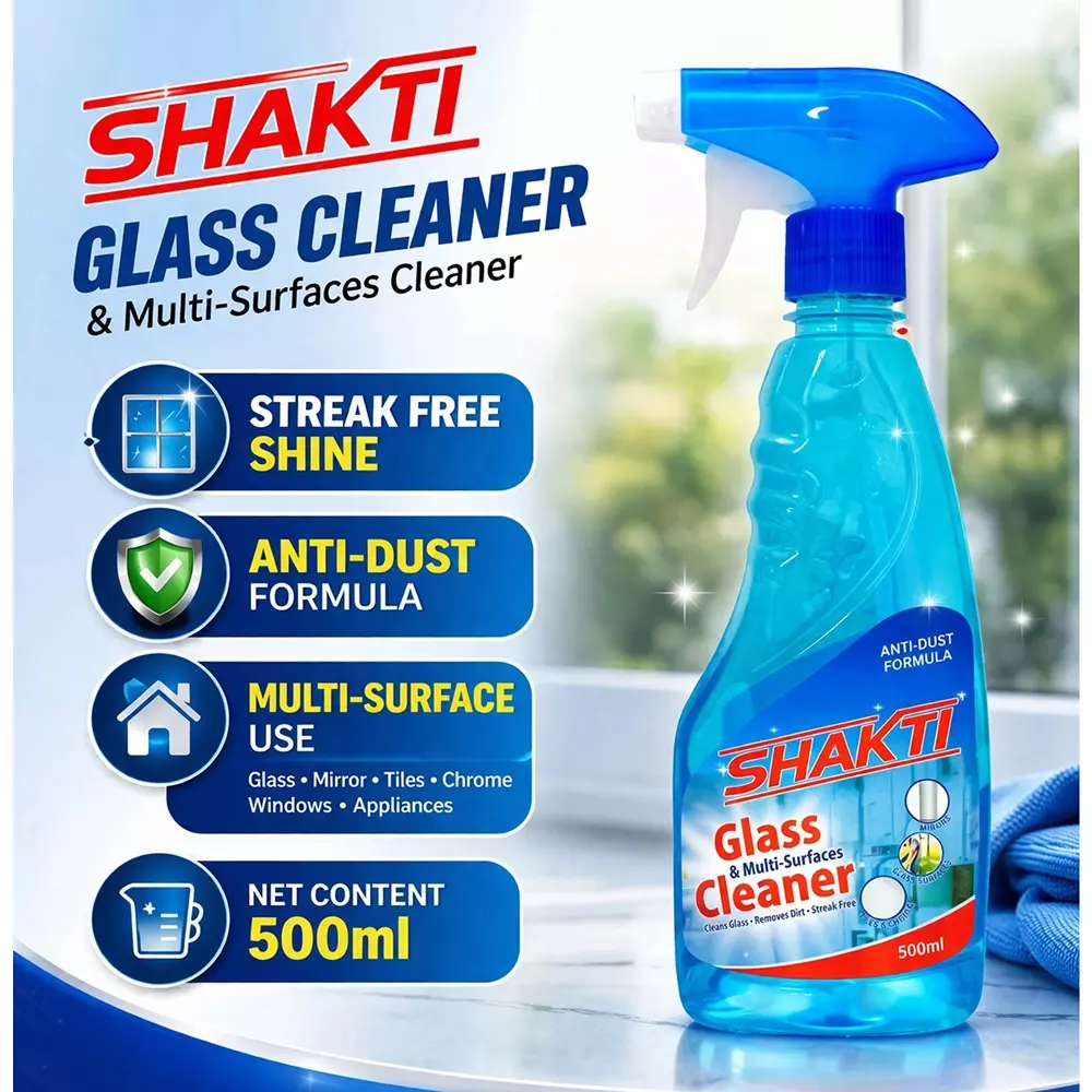 shakti-glass-multi-surface-cleaner-500-ml-capacity-liquid-form-blue-fresh-fragrance-bottle-packaging-type-for-mirror-window-kitchen-home-cleaning