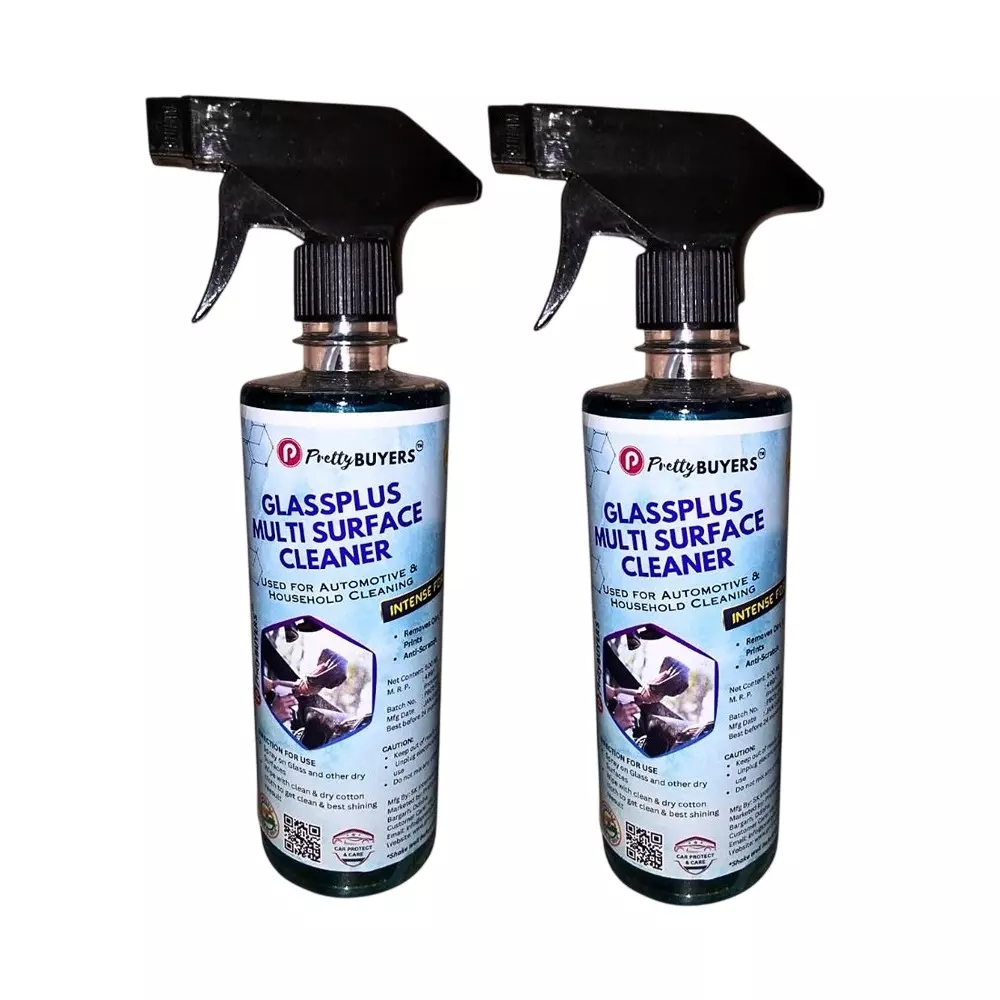 PrettyBUYERS 500 ml Glass and Surface Cleaner Spray (Pack of 2 Pcs)