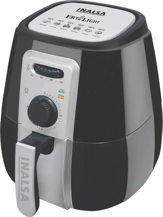 Buy Inalsa 1400W Frylight Air Fryer 4.2 Ltr Black Online in India at