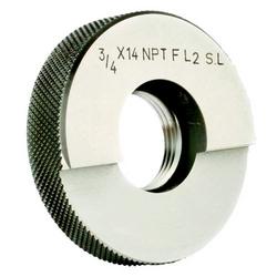 Baker NPTF Taper Thread Gauge, Thread Ring L1 Basic (Dia 1/8 Inch, Thread Per Inch 27)