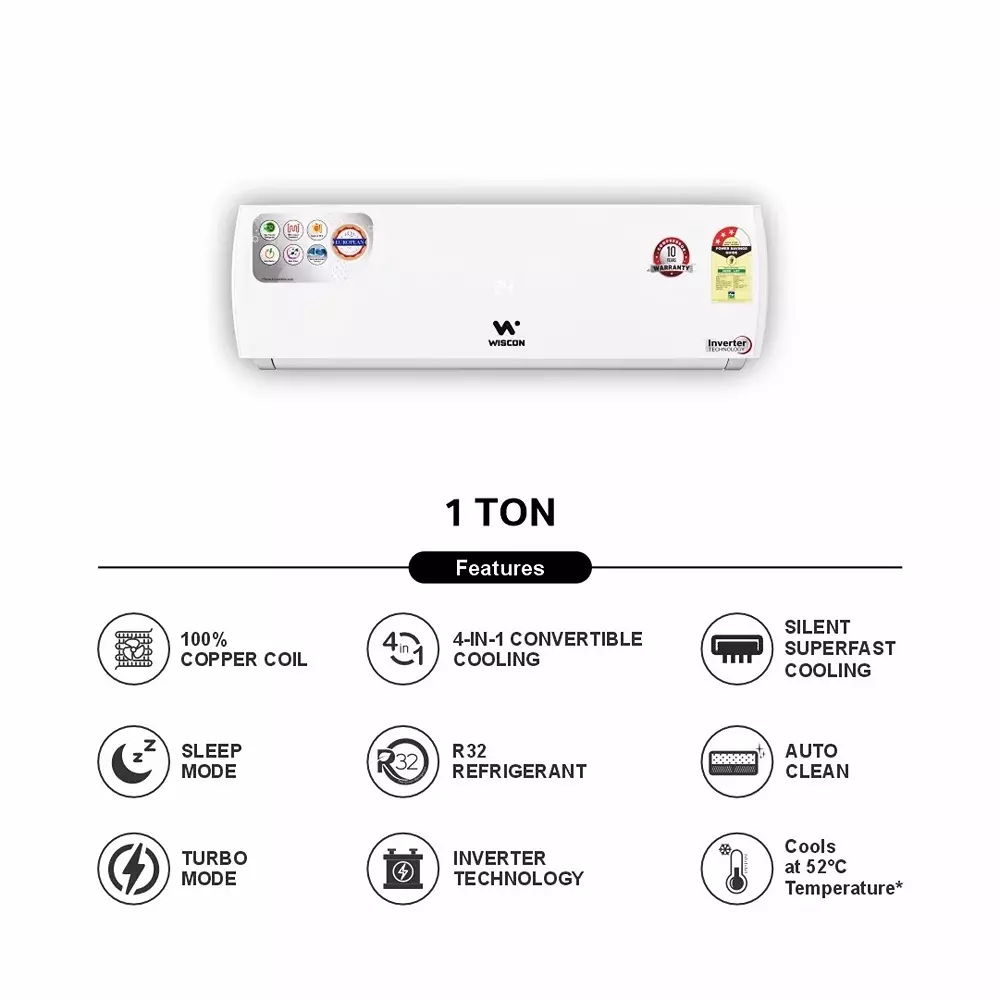 wiscon-10-ton-split-air-conditioner-copper-winding-white-r32-refrigerant-for-home-office-use-wiasp100