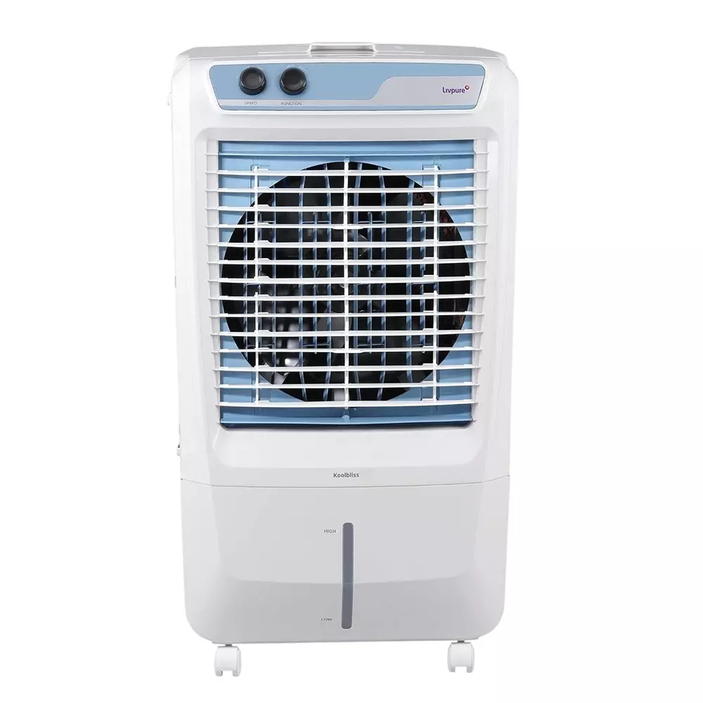 Livpure Koolbliss 88 L Desert Air Cooler Honeycomb 3 Speed Control With Ice Chamber, White & Blue