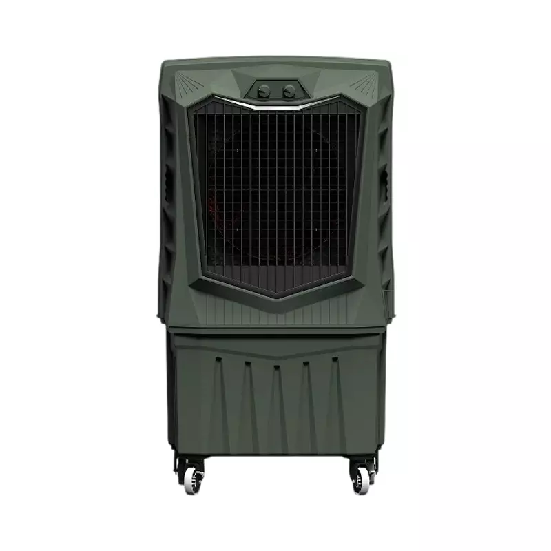 Symphony Air Cooler 445 W Power Electric 160 L Tank Capacity Militry Green 850x610x1350 mm Knob Control for Home & Office, Airforce 160