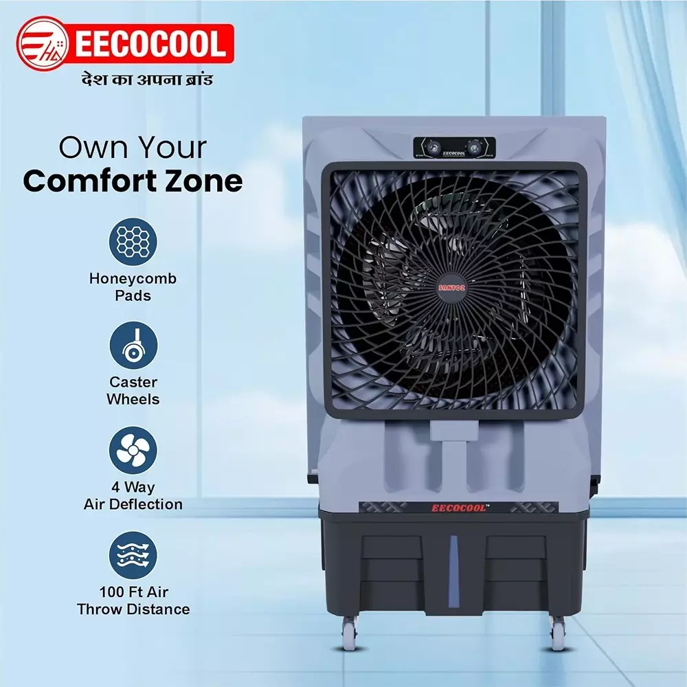 eecocool-santoz-100-l-desert-air-cooler-large-honeycomb-cooling-pad