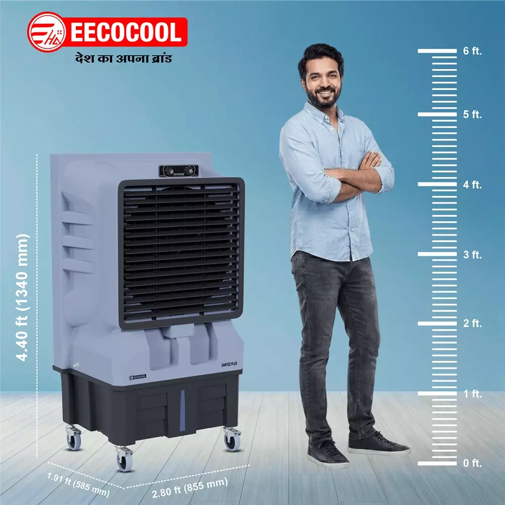 eecocool-100-l-desert-air-cooler-with-honey-comb-pads-santoz-plus-100