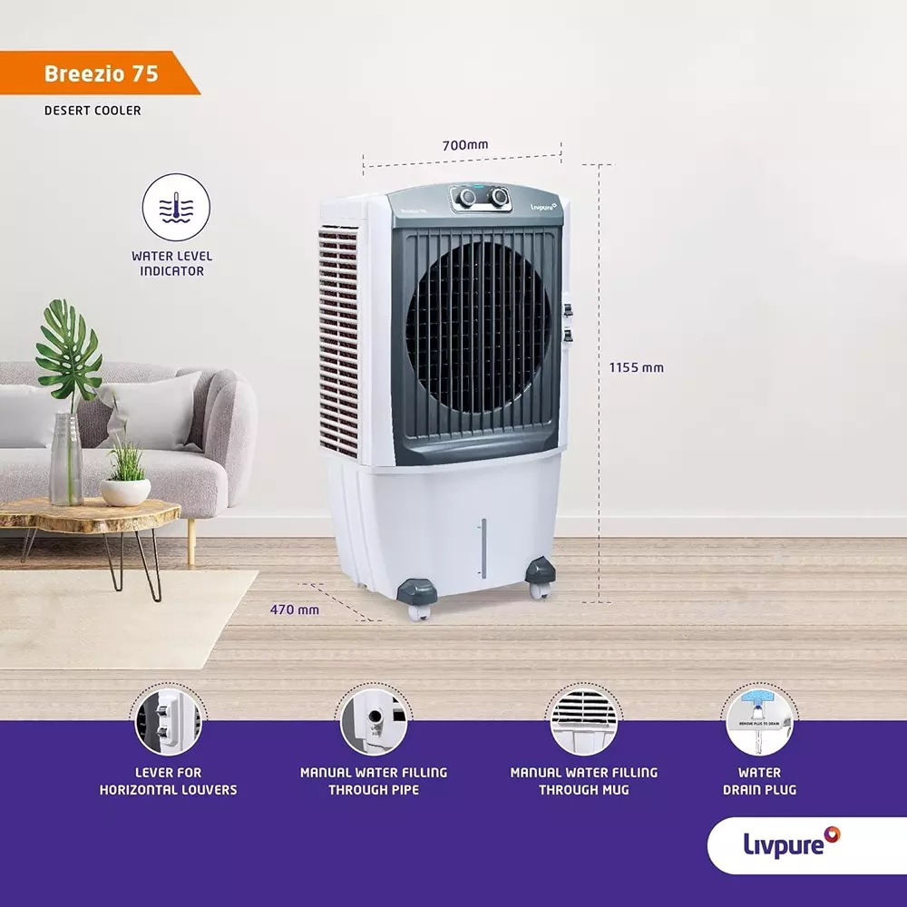 livpure-breezio-75-l-desert-air-cooler-honeycomb-3-speed-control-white