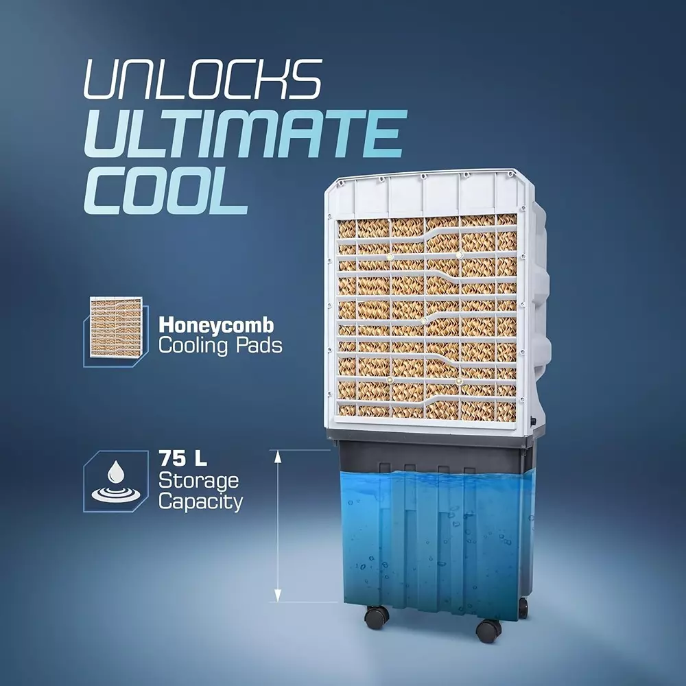 summercool-solitaire-75-l-tower-air-cooler-knob-control-honeycomb-cooling-pads-off-white
