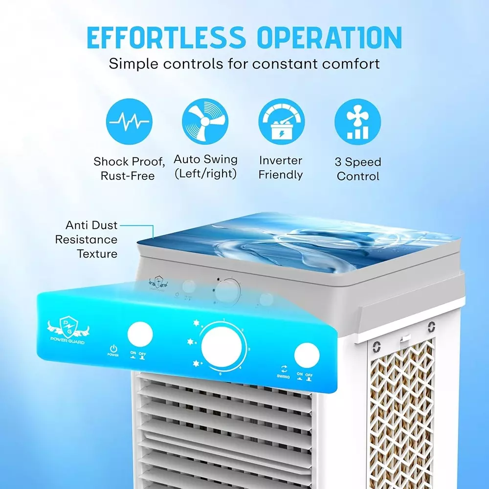 power-guard-ice-max-plus-personal-air-cooler-white-color-70-l-capacity