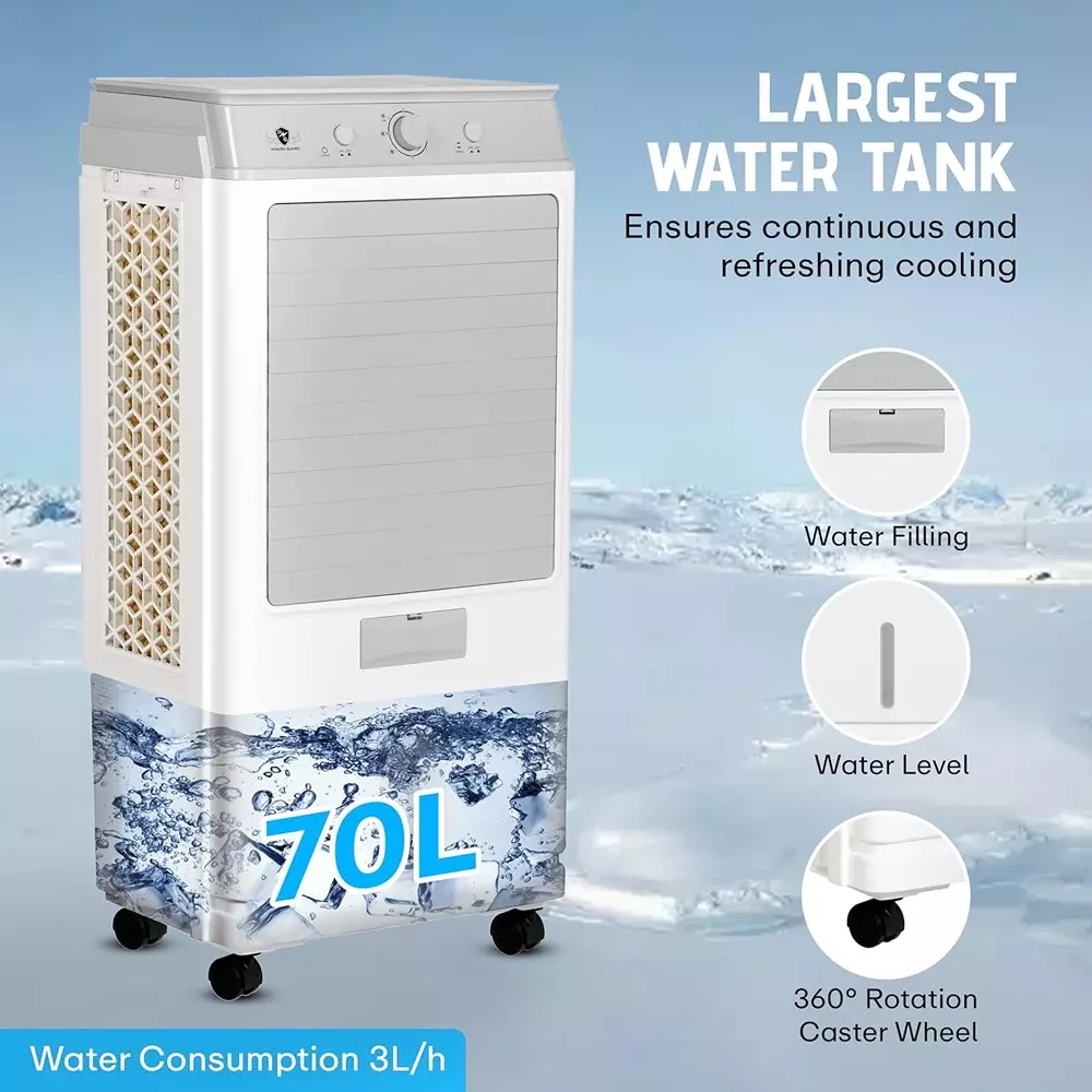 power-guard-ice-max-plus-personal-air-cooler-white-color-70-l-capacity