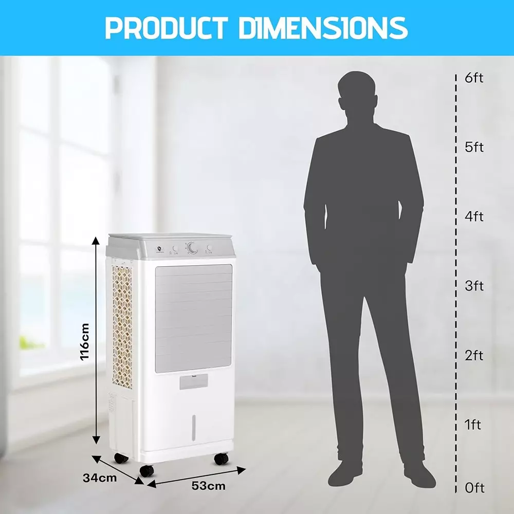 power-guard-ice-max-plus-personal-air-cooler-white-color-70-l-capacity