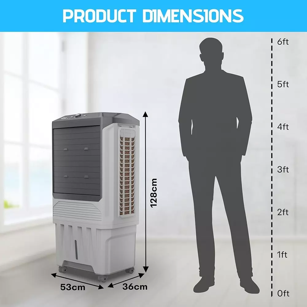 power-guard-desert-mist-desert-air-cooler-grey-and-black-color-90-l-capacity