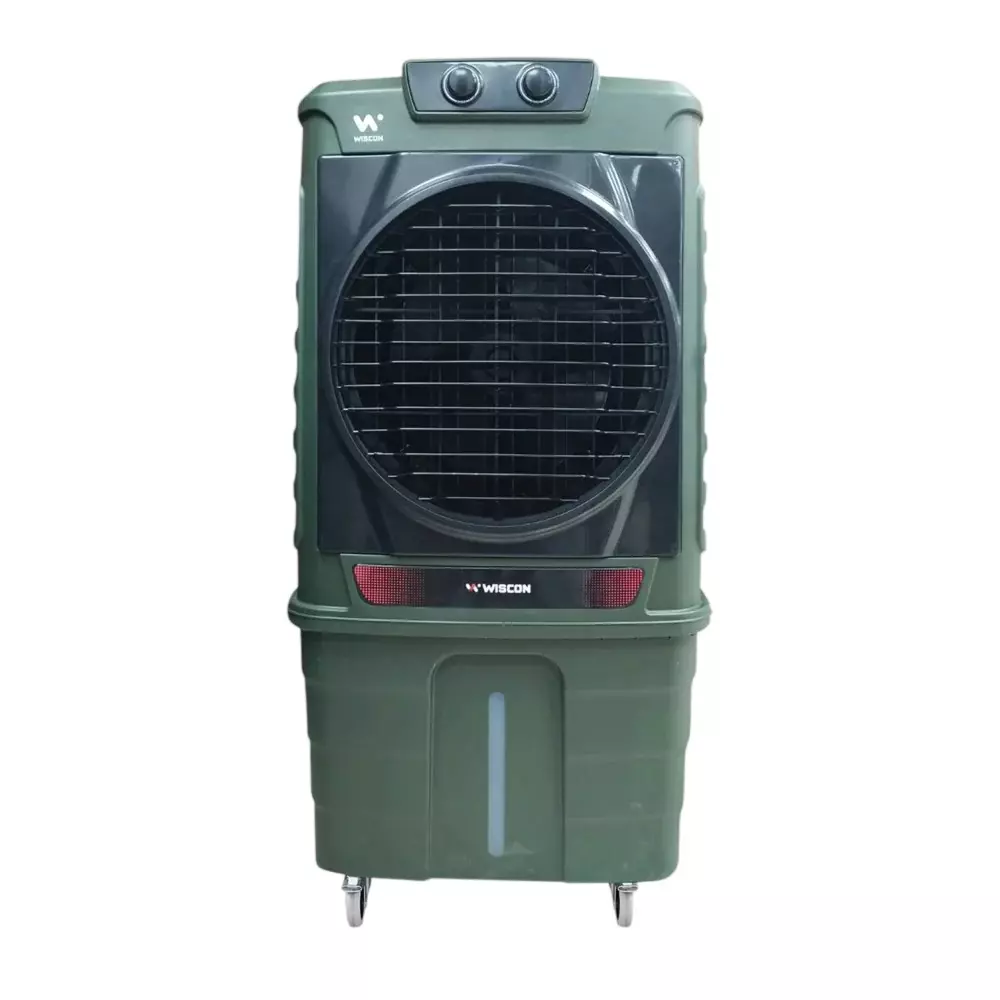 Wiscon Air Cooler with 3 Speed Motor 150 L Tank Capacity Honeycomb Pad Green for Home & Office Use, WIC150LFM