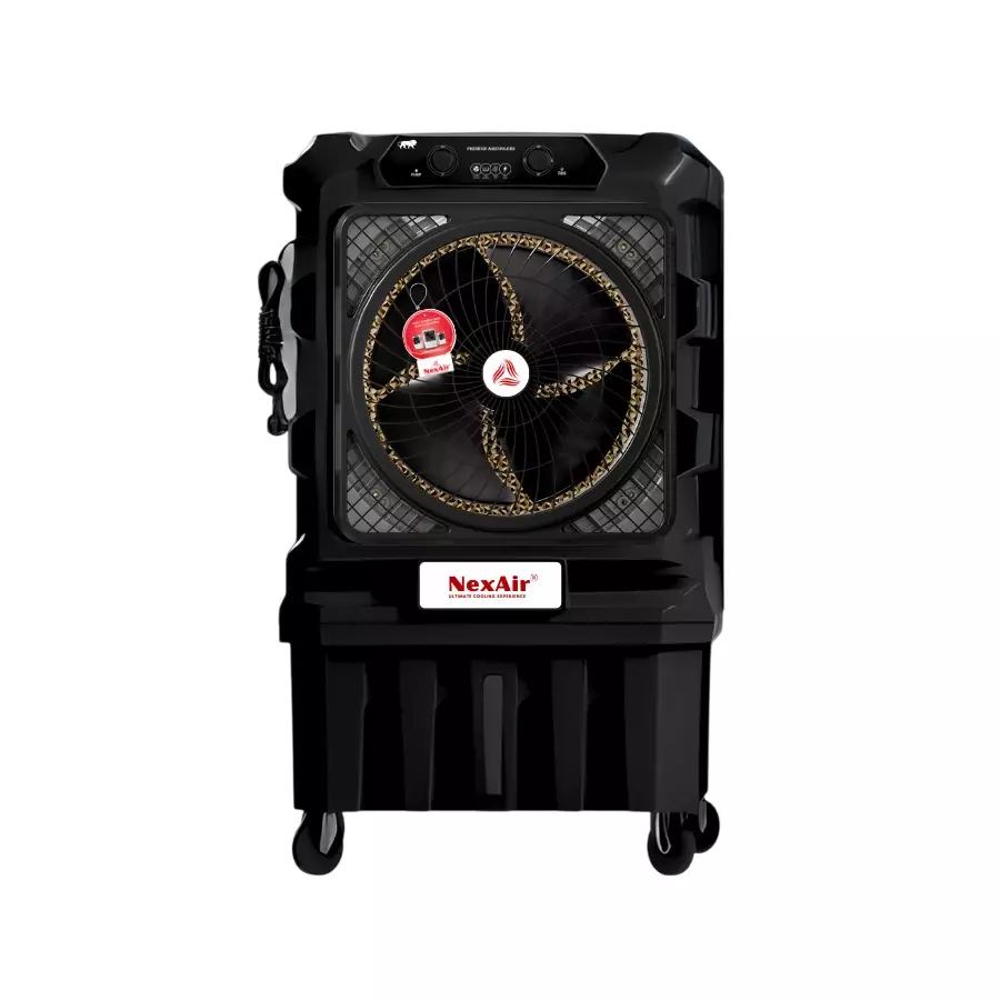NexAir 150 L Evaporative Industrial Plastic Air Cooler 350 W Black, MAX22150