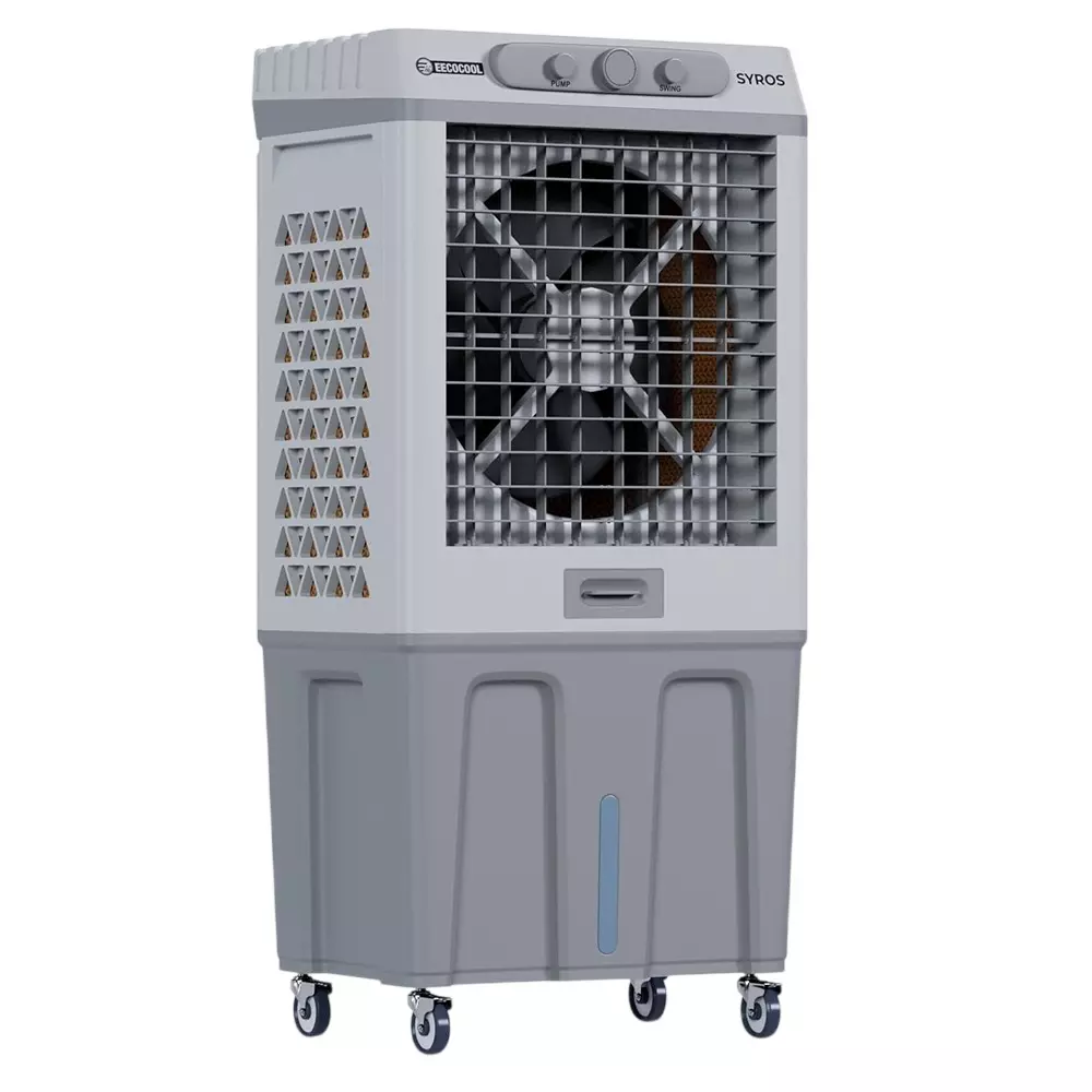 EECOCOOL Syros Desert Air Cooler White & Grey 120 L Tank Capacity