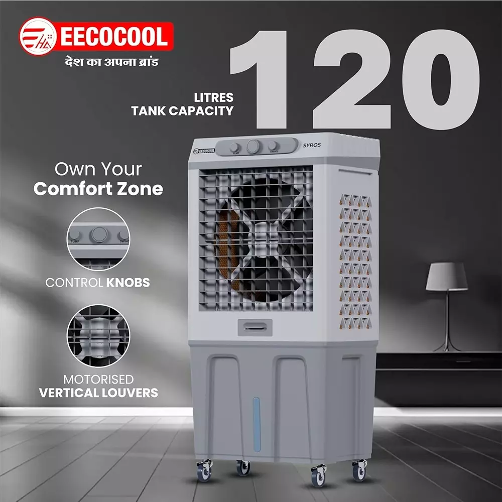 eecocool-syros-desert-air-cooler-white-grey-120-l-capacity