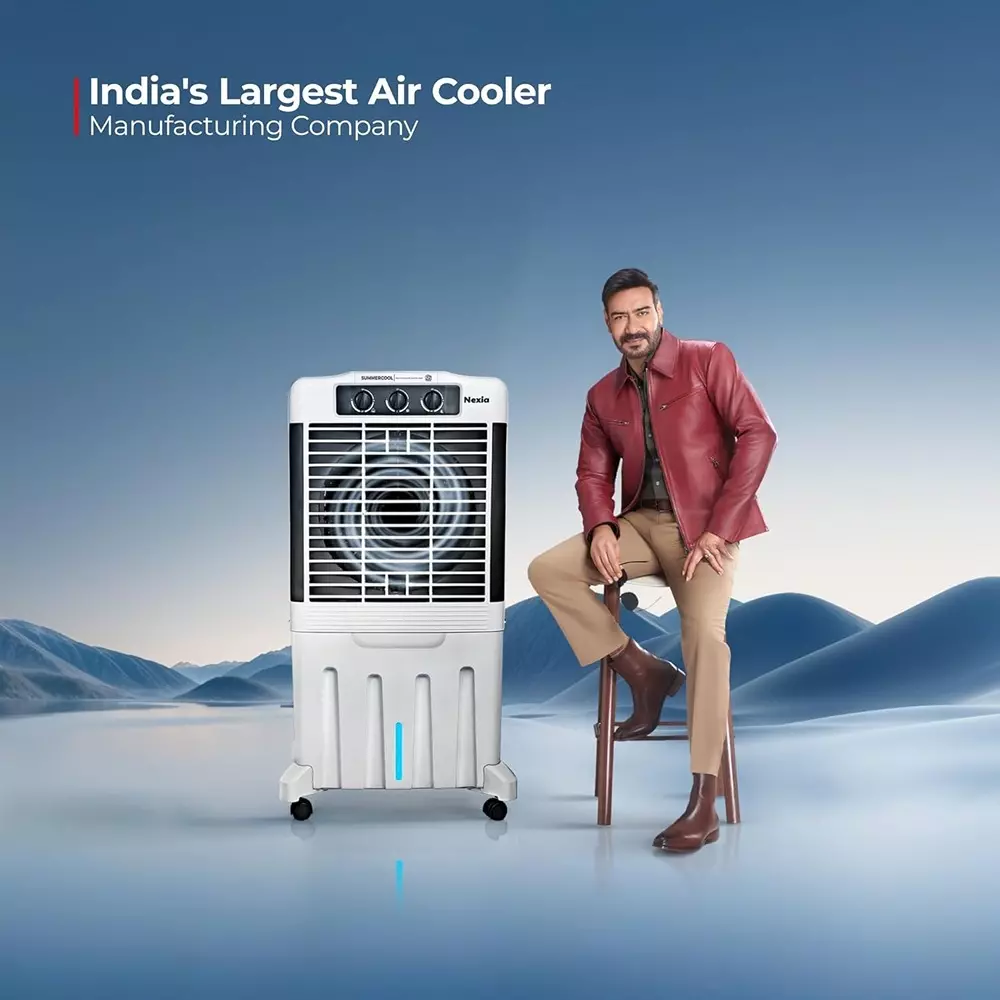 summercool-nexia-tower-95-l-desert-air-cooler-knob-control-honeycomb-cooling-pads-off-white