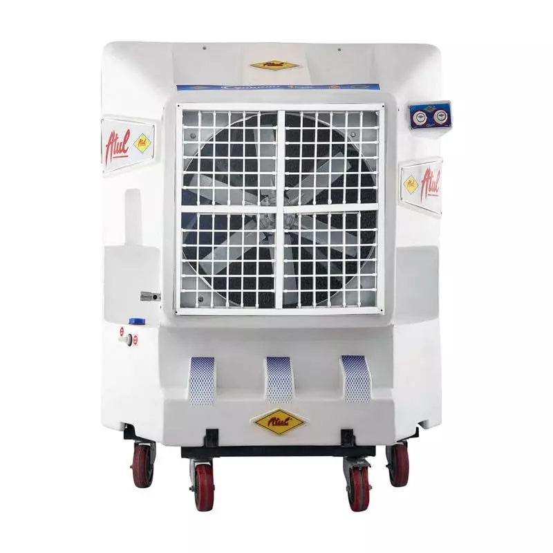 ATUL Air Cooler 150 L Tank Capacity 400 W Power 230 V White 24 Inch (610 mm) Blade Size Honeycomb Pads (1 Side)