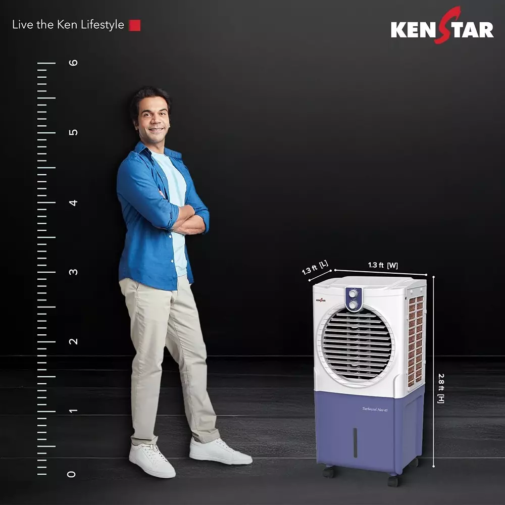 kenstar-turbocool-neo-hc-45-air-cooler-with-honeycomb-cooling-media-white-and-blue-color-45-l-capacity