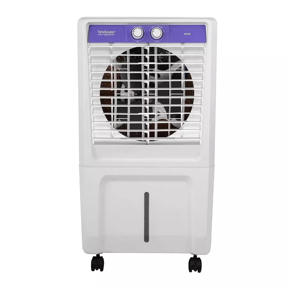 Hindware Smart Appliances 58 L Personal Air cooler Freestanding White & Lavender, Xeno