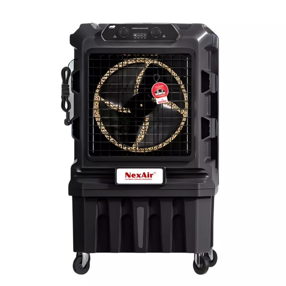 NexAir 150 L Evaporative Industrial Plastic Air Cooler 350 W Black, MAX22150AS