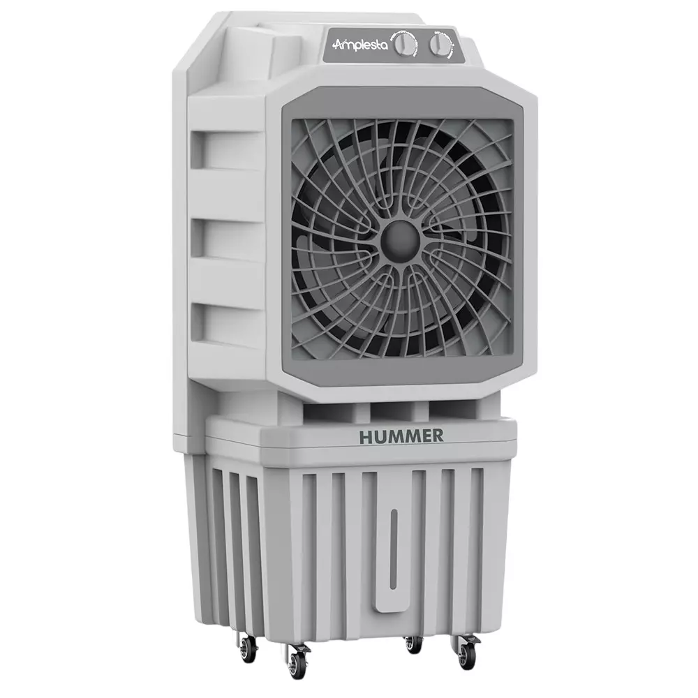 Amplesta Hummer 110 L Desert Air Cooler Light Grey 500 mm (20 inch) Fan Size