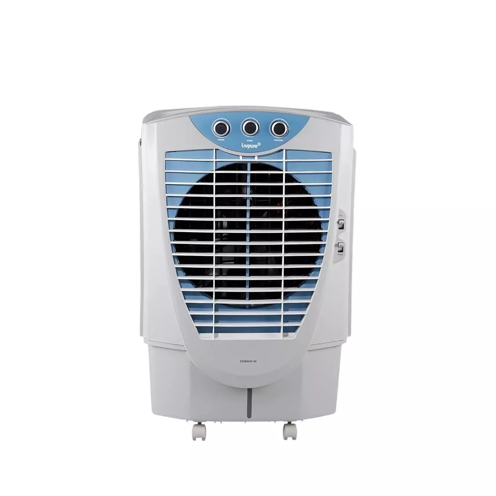 Livpure Chillmist 60 L Desert Air Cooler Honeycomb 3 Speed Control, White & Blue