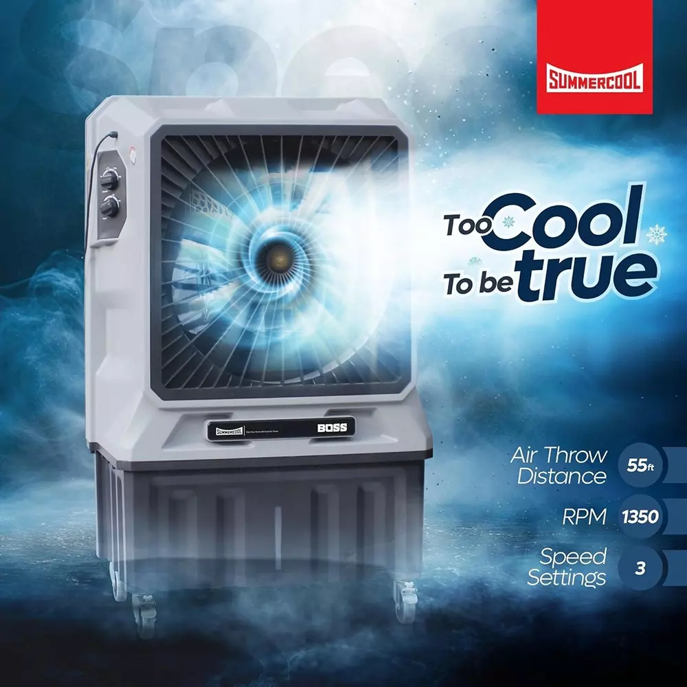 summercool-boss-130-l-commercial-desert-air-cooler-knob-control-honeycomb-cooling-pads-grey