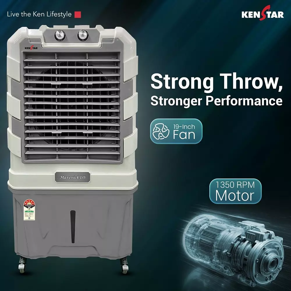 kenstar-maverick-hc-135-desert-air-cooler-with-honeycomb-cooling-media-light-grey-color-135-l-capacity