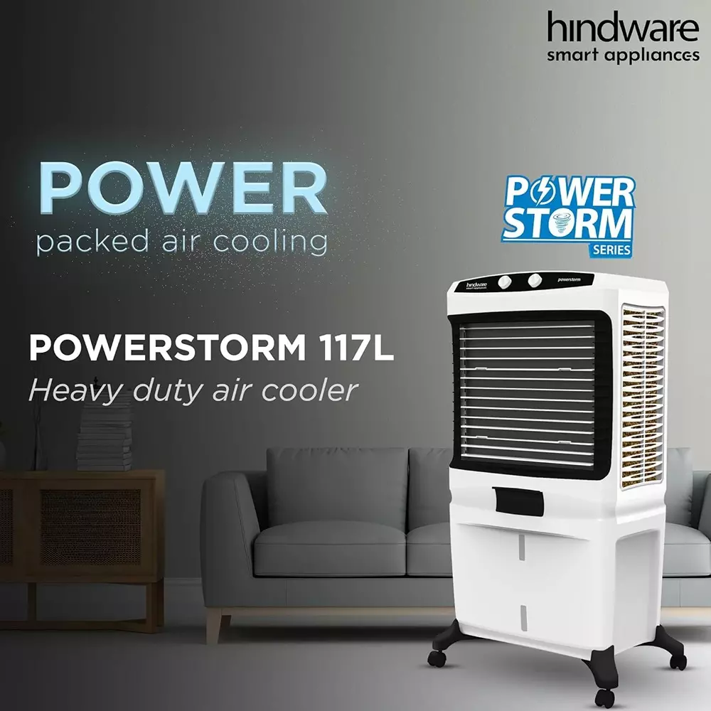 hindware-117-l-desert-air-cooler-freestanding-black-white-powerstorm