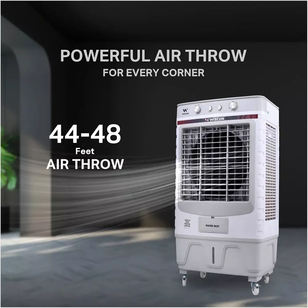 wiscon-air-cooler-with-3-speed-motor-glass-top-60-l-tank-capacity-honeycomb-pad-white-grey-for-home-office-use-wic60flm