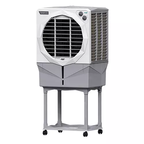 Symphony Jumbo 45 DB Desert Air Cooler Double Blower with Trolley 40 L Grey & White