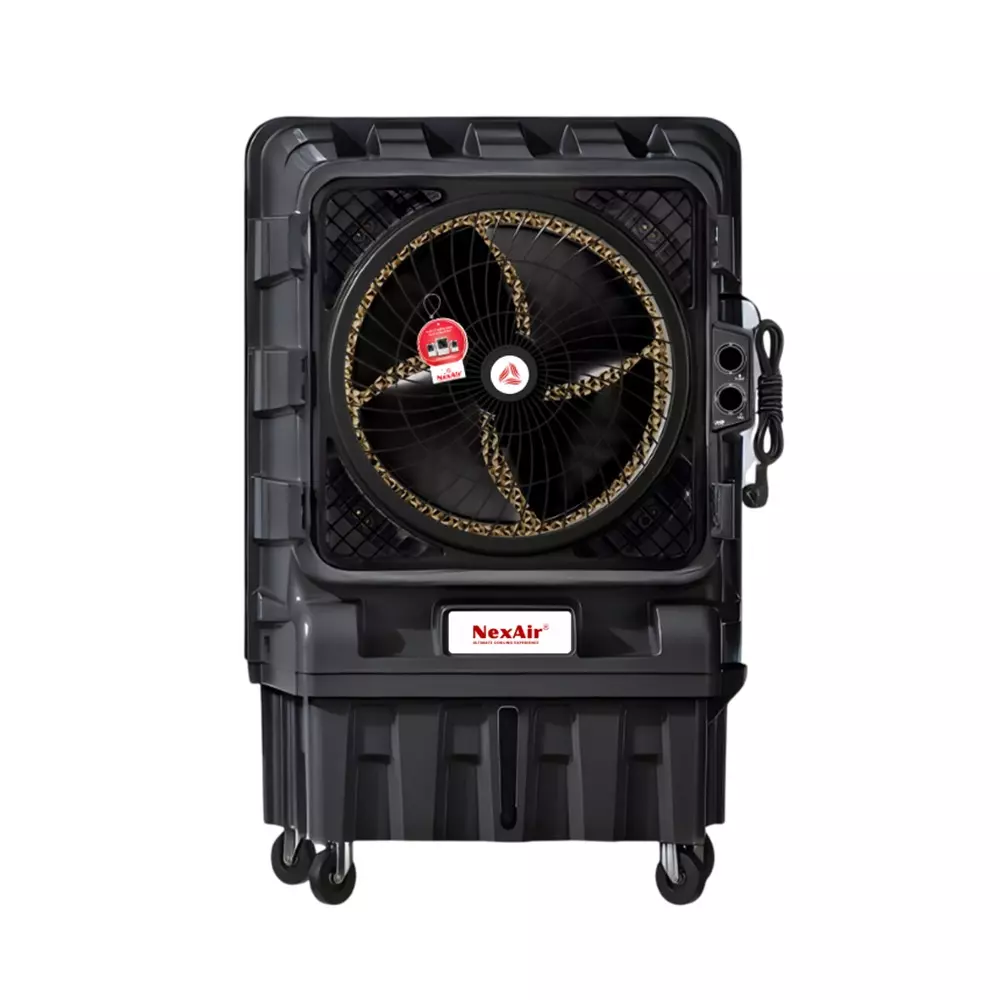 NexAir 125 L Evaporative Industrial Plastic Air Cooler 450 W Black, MAX26125