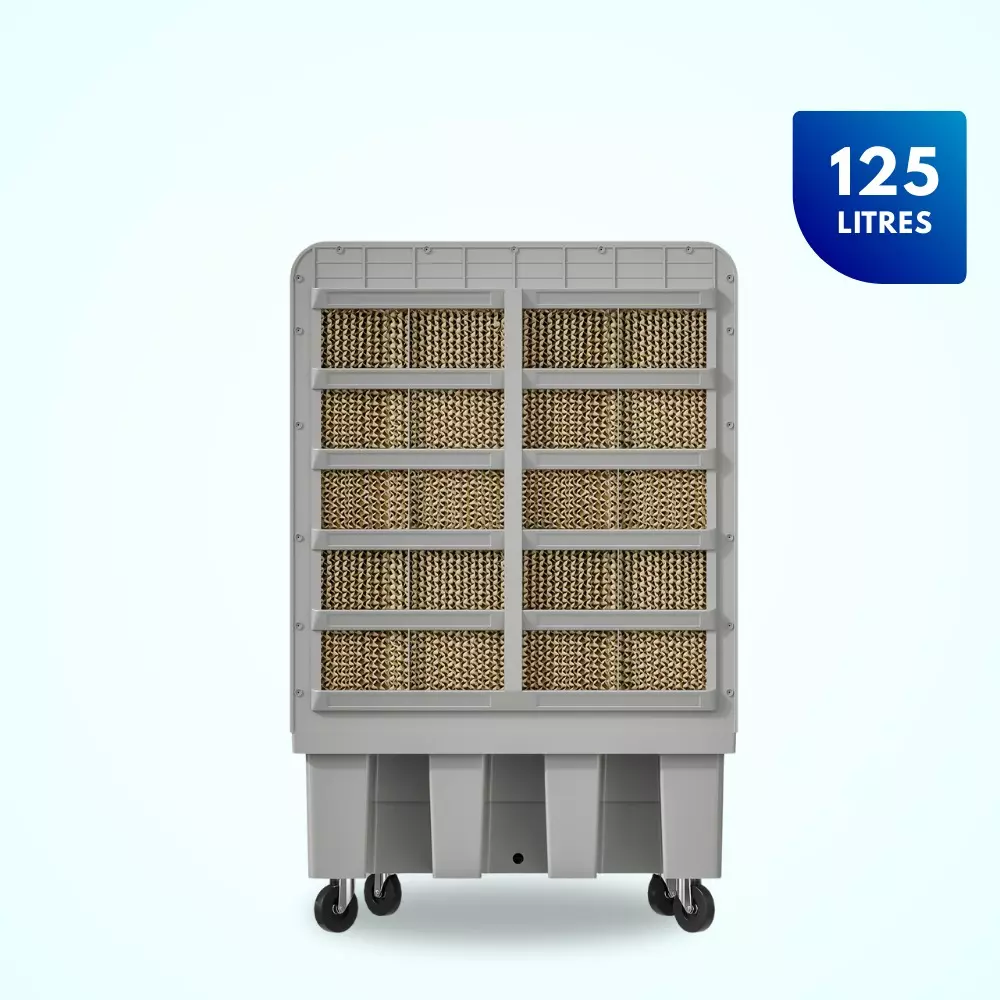 NexAir 125 L Evaporative Industrial Plastic Air Cooler 450 W Grey, STAR26125