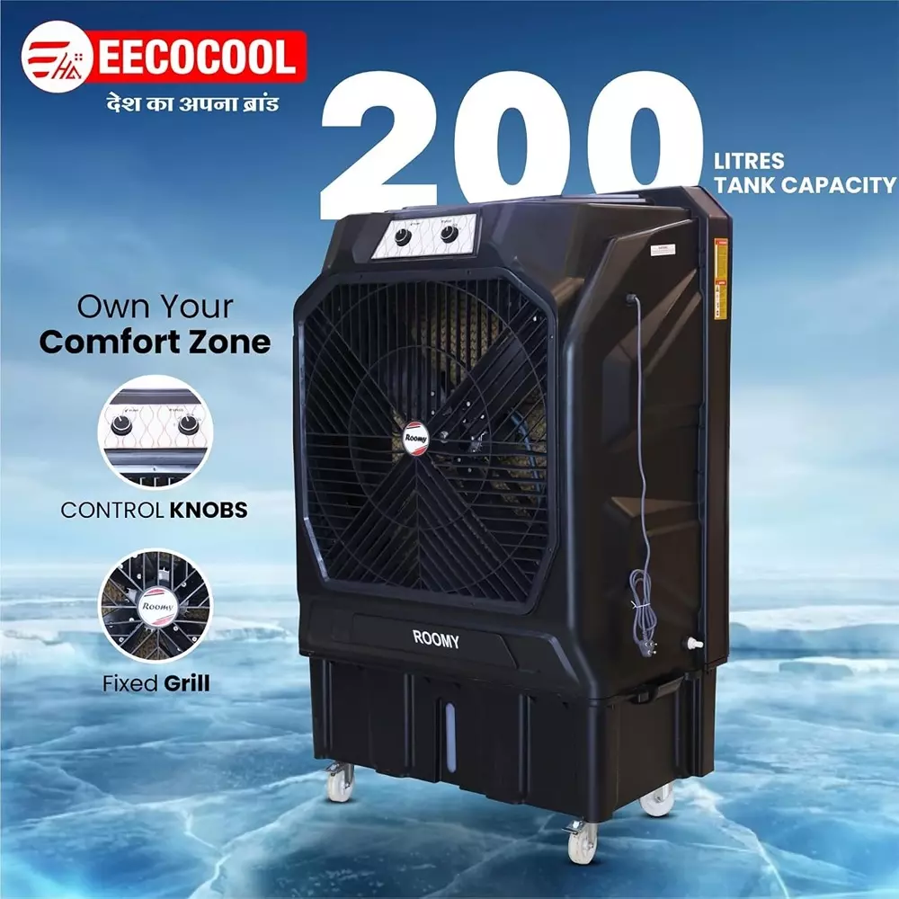 eecocool-roomy-thunder-200-desert-air-cooler-black-175-l-capacity