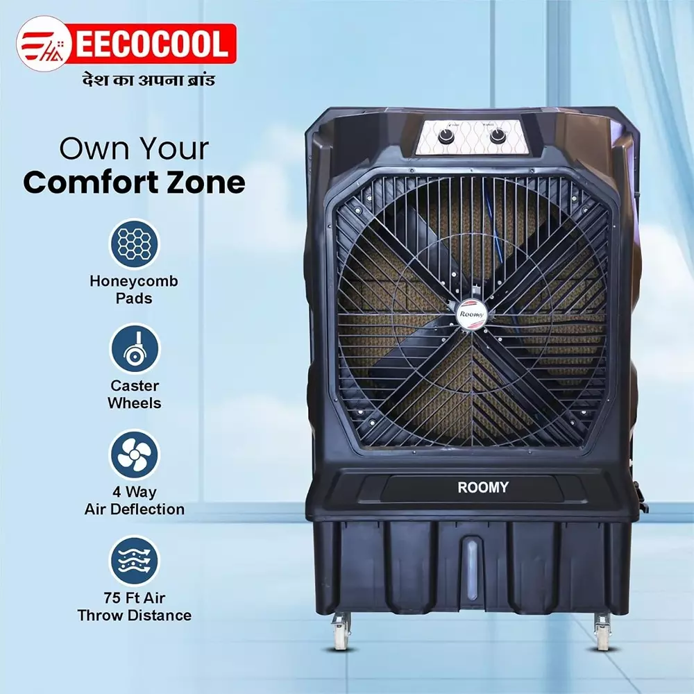 eecocool-roomy-thunder-200-desert-air-cooler-black-175-l-capacity