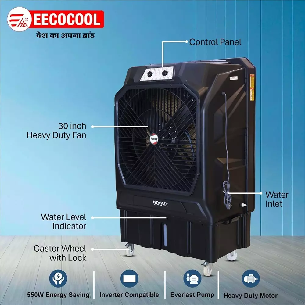 eecocool-roomy-thunder-200-desert-air-cooler-black-175-l-capacity