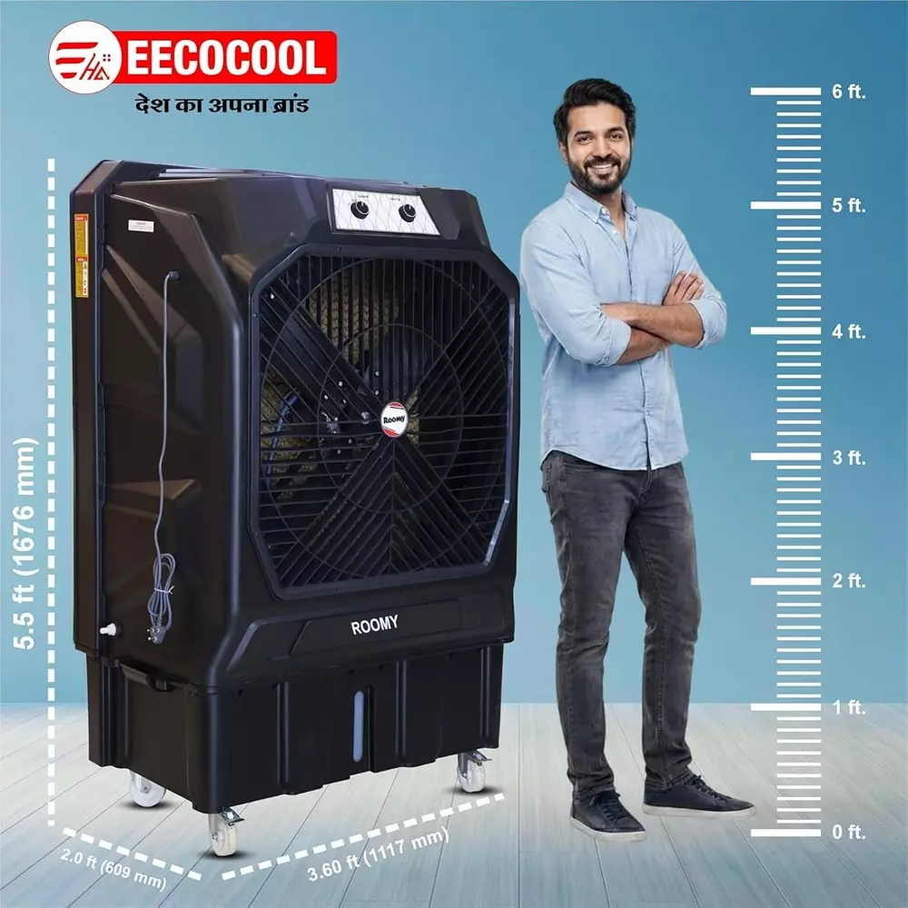 eecocool-roomy-thunder-200-desert-air-cooler-black-175-l-capacity