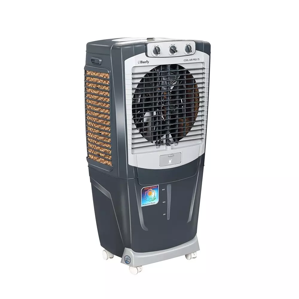 burly-coolair-pro-desert-air-cooler-75-l-capacity-grey-color