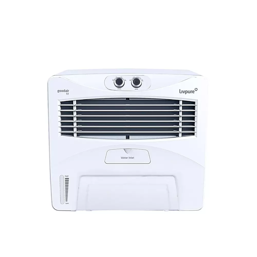 Livpure 
Goodair 52 L Window Air Cooler Woodwool 3 Speed Control, White & Blue