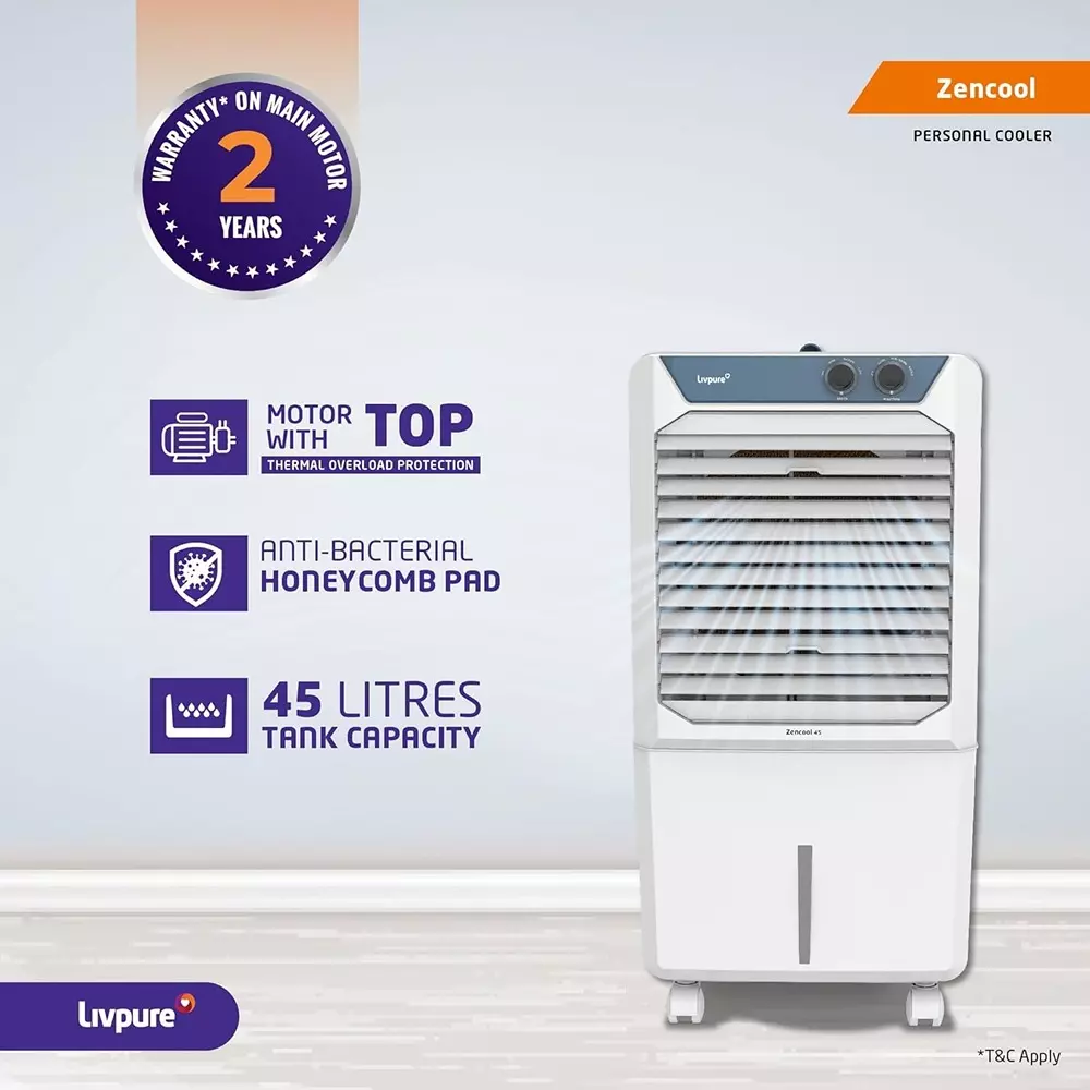 livpure-zencool-45-l-personal-air-cooler-honeycomb-3-speed-control-white