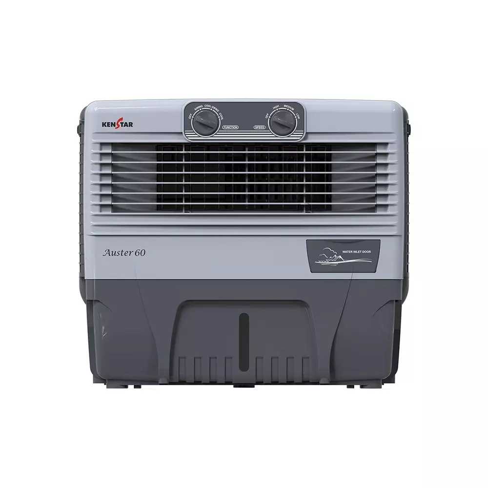 Kenstar 210 W Window Air Cooler 60 L Capacity and 13.7 m Air Throw for Residential Space, Auster HC 60