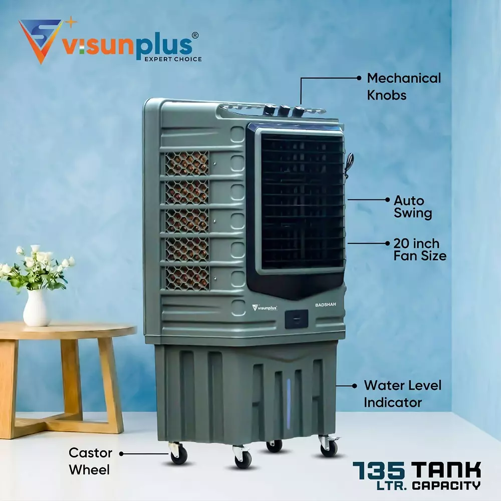 visunplus-badshah-air-cooler-green-and-black-275-w-power-and-135-l-capacity