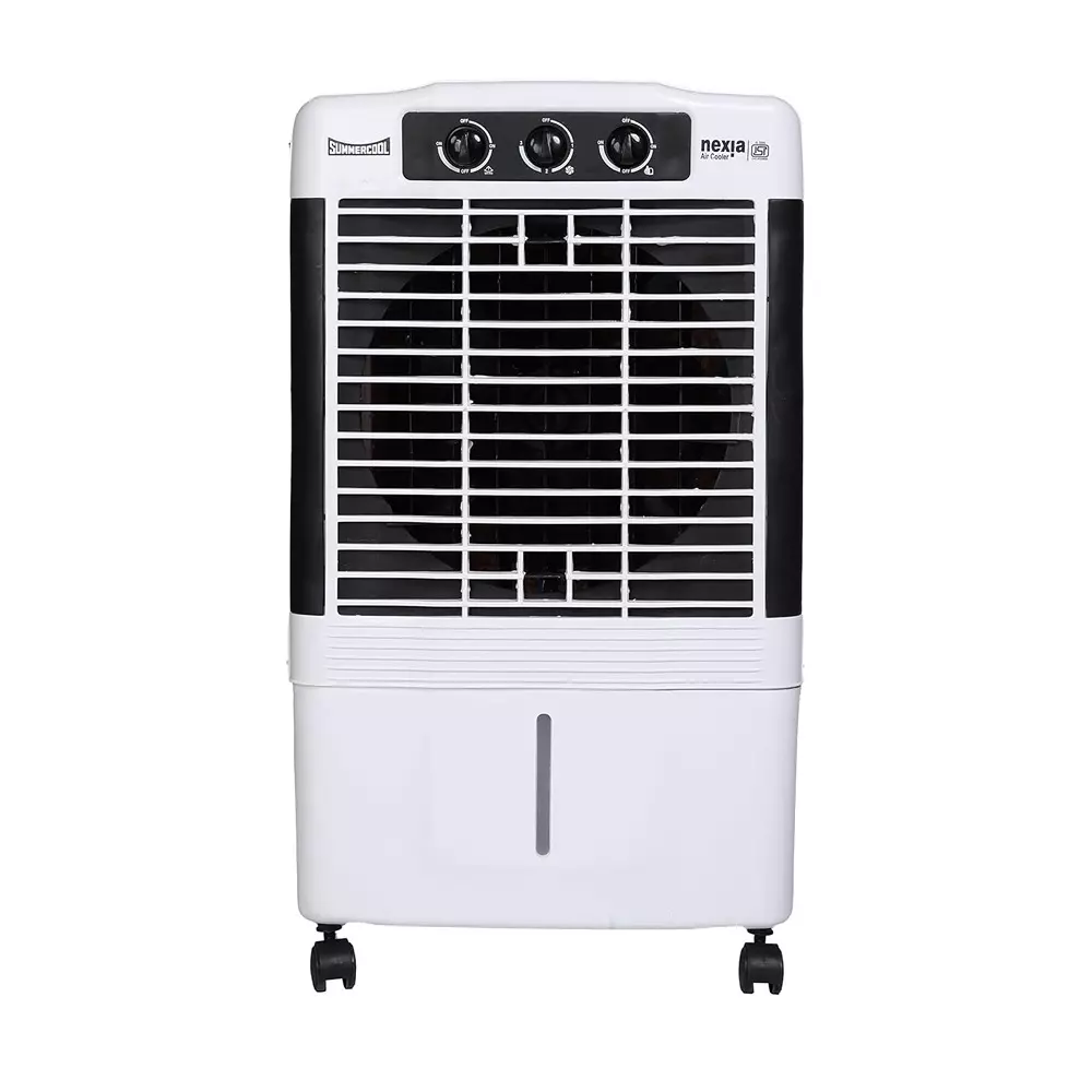 Summercool Nexia 65 L Desert Air Cooler Knob Control Honeycomb Cooling Pads Off White
