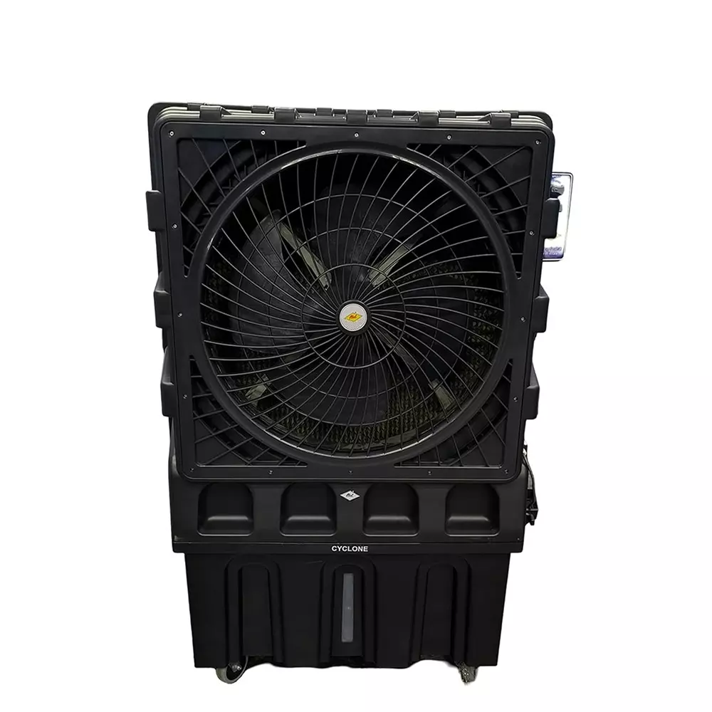 ATUL Air Cooler 150 L Tank Capacity 400 W Power 230 V Black 24 Inch (610 mm) Blade Size Woodwool Pads (1 Side)