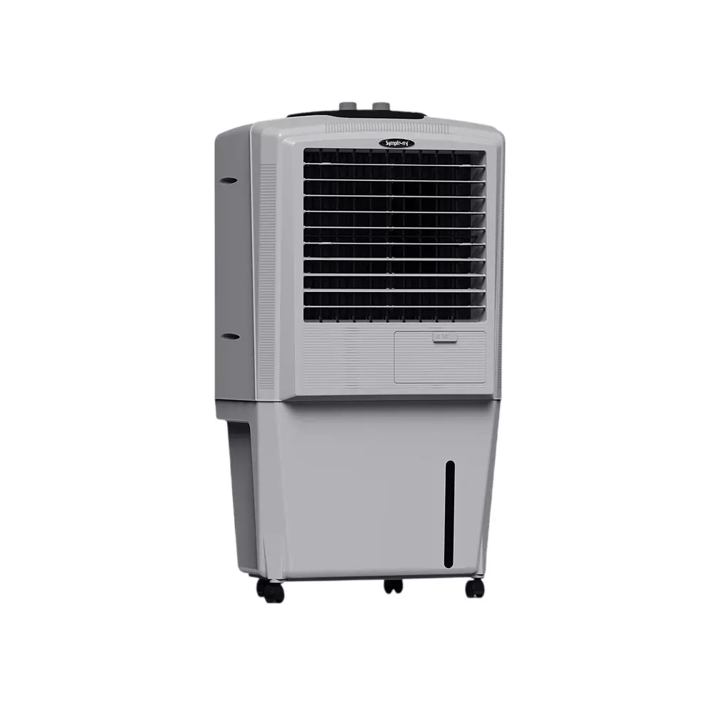 Symphony CFD Air Cooler 180 W Power Electric 27 L Tank Capacity Grey 831x317x450 mm Knob Control for Home & Office, HI-FLO