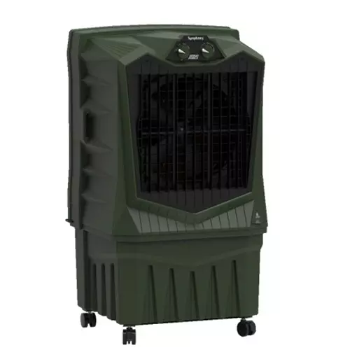 Symphony Air Cooler 175 W Power Electric 84 L Tank Capacity Militry Green 700x500x1200 mm Knob Control for Home & Office, Airforce 95